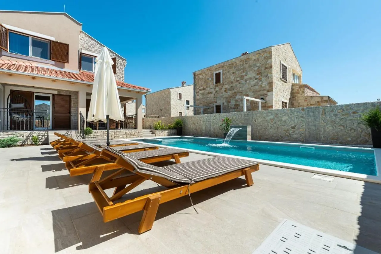 Romantic Villa With Pool, And Whirpool, Sauna, Near Sandy Beach - By Traveler Tourist Agency Krk Id 2379 Bedroom 3 Privlaka