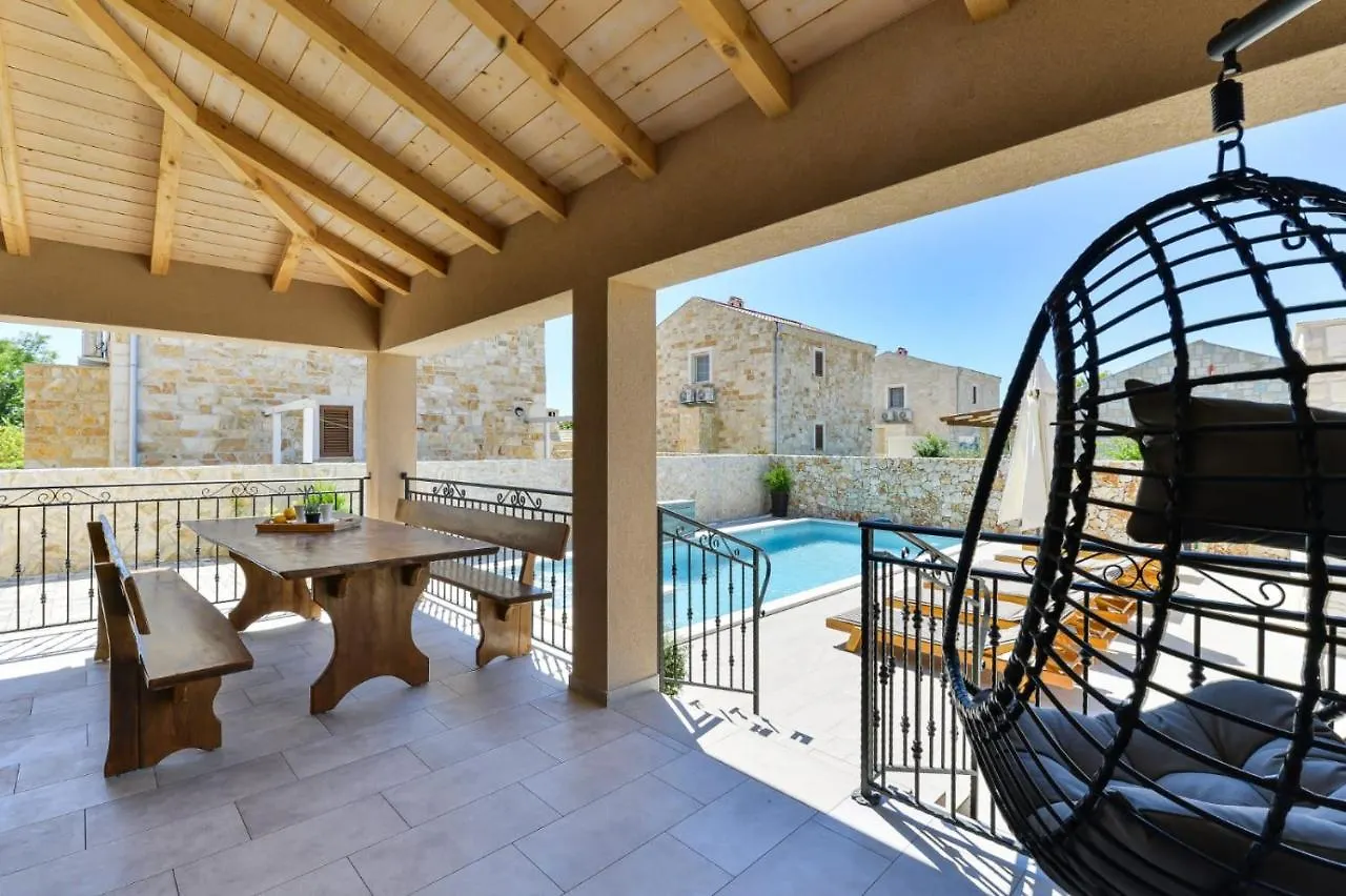 Romantic Villa With Pool, And Whirpool, Sauna, Near Sandy Beach - By Traveler Tourist Agency Krk Id 2379 Bedroom 3 Privlaka  0*, Privlaka (Zadar)